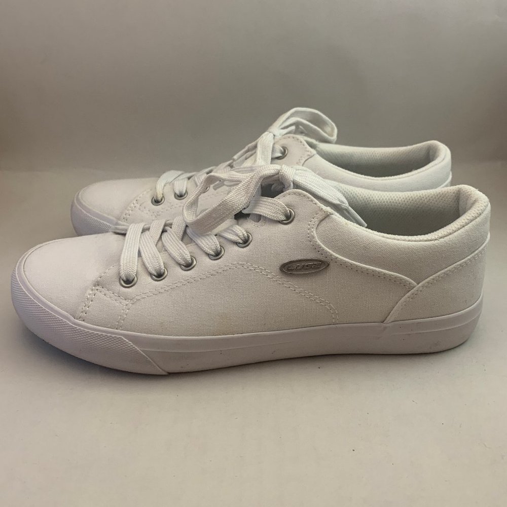 Women's White Lugz Ally Canvas Sneakers Size 8.5 - Picture 3 of 8